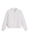 Brunello Cucinelli Logo-detail Bomber Jacket In Neutral