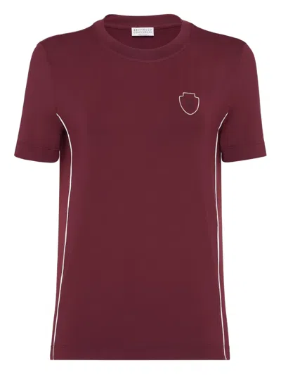 Brunello Cucinelli Logo-detail Short-sleeve T-shirt