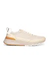 Brunello Cucinelli Logo Embossed Lace-up Sneakers In Neutral