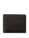 Brunello Cucinelli Logo-embossed Leather Wallet In Black