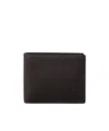 Brunello Cucinelli Logo-embossed Leather Wallet In Black