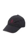 Brunello Cucinelli Men Logo Baseball Cap In Black