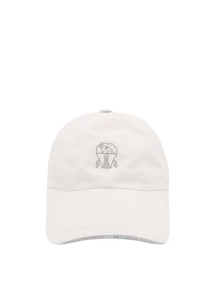 Brunello Cucinelli logo-embroidered cap