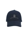 Brunello Cucinelli Logo-embroidered Cap In Black