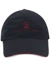 Brunello Cucinelli Logo Embroidered Baseball Cap In Blue