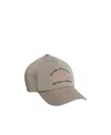 Brunello Cucinelli Logo-embroidered Cap In Nude