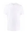 Brunello Cucinelli Logo-embroidered Cotton T-shirt In White