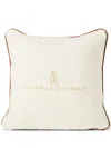 Brunello Cucinelli Logo-embroidered Cushion In White