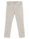 Brunello Cucinelli Logo-embroidered Jeans