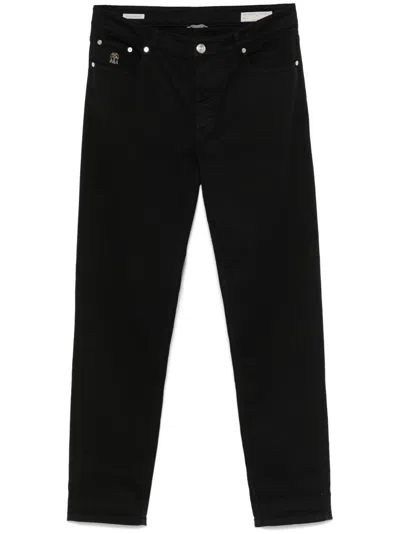 Brunello Cucinelli Leisure Straight-leg Jeans In Black