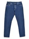 Brunello Cucinelli Logo-embroidered Jeans In Blue