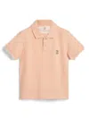 Brunello Cucinelli Logo-embroidered Polo Shirt In Orange