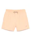 Brunello Cucinelli Shorts Beach Rear Pocket In Orange