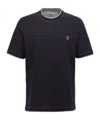 Brunello Cucinelli Short-sleeved T-shirt In Black