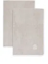Brunello Cucinelli Logo-embroidered Towel In Nude