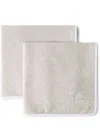 Brunello Cucinelli Logo-embroidered Towel (set Of Two) In Neutrals
