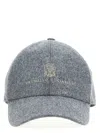 Brunello Cucinelli Virgin Wool Embroidered Baseball Cap