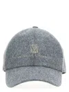 Brunello Cucinelli Virgin Wool Embroidered Baseball Cap