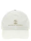 Brunello Cucinelli Baseball Cap In Garment-dyed Twisted Cotton Gabardine With Embroidered Logo
