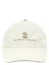 Brunello Cucinelli Lightweight Techno Fabric Cap With Tennis Print Hats
