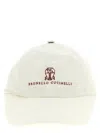 Brunello Cucinelli Logo-embroidered Baseball Cap In White
