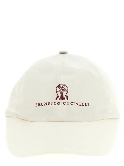 BRUNELLO CUCINELLI LOGO EMBROIDERY CAP