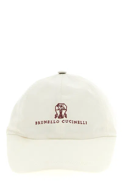BRUNELLO CUCINELLI LOGO EMBROIDERY CAP
