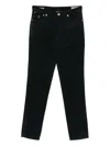Brunello Cucinelli Straight-leg Black Trousers With Subtle Stitching In Black