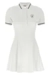 Brunello Cucinelli Logo Embroidery Dress Dresses In White