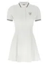 Brunello Cucinelli Logo Embroidery Dress Dresses In White