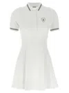 Brunello Cucinelli Logo Embroidery Dress Dresses In White