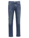 BRUNELLO CUCINELLI BRUNELLO CUCINELLI LOGO EMBROIDERY STRETCH JEANS