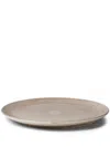 Brunello Cucinelli Logo-engraved Ceramic Plate In Brown