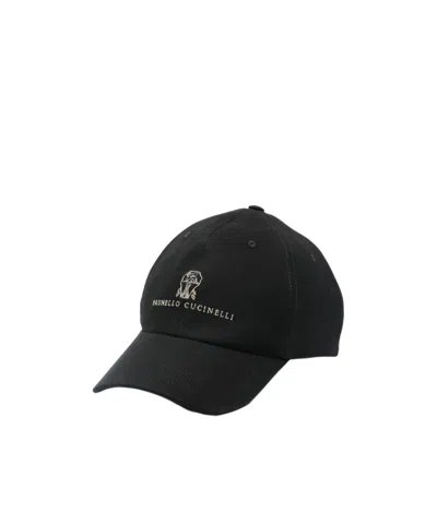 BRUNELLO CUCINELLI BRUNELLO CUCINELLI LOGO-EMBROIDERED BASEBALL HAT