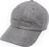Brunello Cucinelli Virgin Wool Embroidered Baseball Cap In Gray