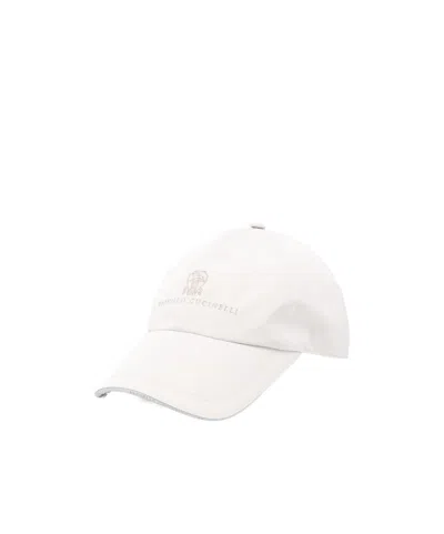 BRUNELLO CUCINELLI EMBROIDERED BASEBALL CAP