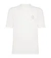 Brunello Cucinelli Logo High-neck T-shirt In White