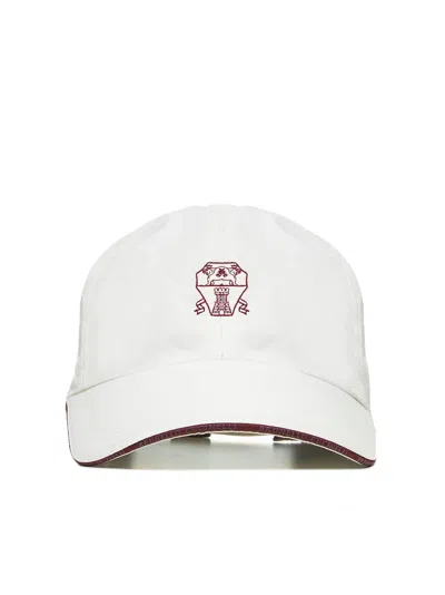 BRUNELLO CUCINELLI LOGO NYLON BASEBALL CAP