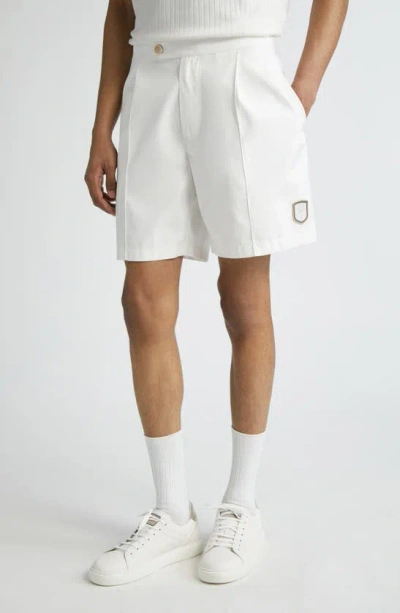 BRUNELLO CUCINELLI LOGO PATCH BERMUDA SHORTS