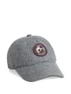 Brunello Cucinelli Logo-patch Cap In Gray
