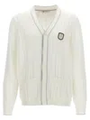 Brunello Cucinelli Man Cardigan White Size Xl Cotton