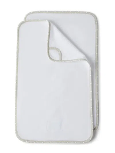 Brunello Cucinelli Logo-patch Cotton Blanket In Grey