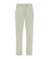 Brunello Cucinelli Logo Patch Cropped Jeans In Multi