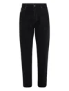 Brunello Cucinelli Garment-dyed Denim Trousers