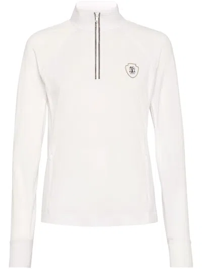 BRUNELLO CUCINELLI LOGO-PATCH JERSEY