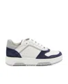 Brunello Cucinelli Logo-patch Lace-up Sneakers In White