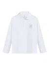Brunello Cucinelli Logo-patch Polo Shirt In White