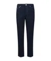 Brunello Cucinelli Casual Pants With Belt Loops In Blue