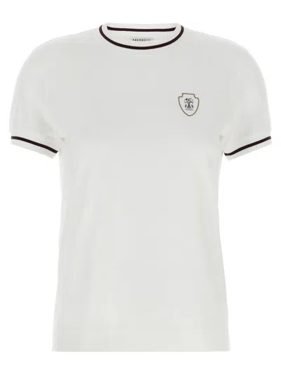 BRUNELLO CUCINELLI BRUNELLO CUCINELLI LOGO PATCH T-SHIRT