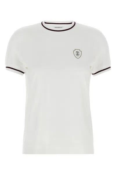BRUNELLO CUCINELLI LOGO PATCH T-SHIRT